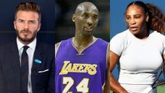 De acuerdo con Betsperts, Kobe Bryant, David Beckham y Serena Williams, son los atletas que más nombres de bebés inspiran en Estados Unidos.