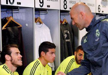 Zizou charming his new charges