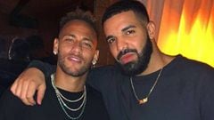 Neymar se encuentra con Drake en Nueva York.