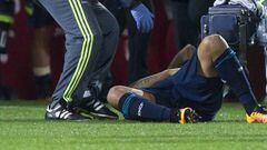 Marcelo after suffering the injury.