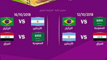 Oficial: Argentina-Irak, el 12-O