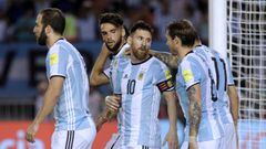 Messi marc&oacute; para Argentina.