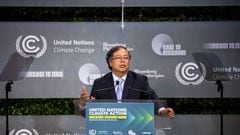 Gustavo Petro, Colombia's president, speaks during the United Nations Climate Action: Race to Zero and Resilience Forum in New York, US, on Wednesday, Sept. 21, 2022. The Forum convenes heads of state and leaders from cities, regions, businesses, and investors to mark progress and turbocharge climate action ahead of COP27. Photographer: Michael Nagle/Bloomberg via Getty Images