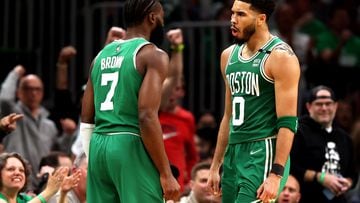 The Celtics star recently opened up about his teammate who turned heads by putting pen to paper on the largest extension ever offered in the NBA’s history.