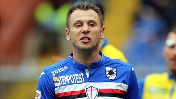 Former Real Madrid forward Cassano agrees to join minnows Virtus Entella
