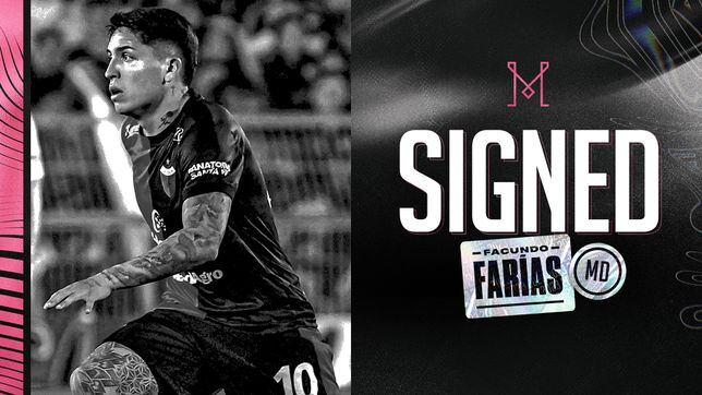 Inter Miami hace oficial el fichaje de Facundo Farías