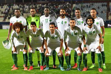 La selección de Arabia Saudí.