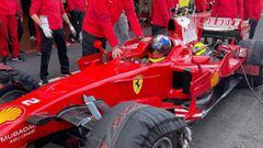 Juan Pablo Montoya condujo un Ferrari de F&oacute;rmula 1.