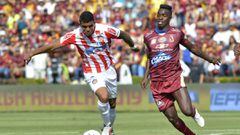 Deportes Tolima y Atl&eacute;tico Junior se enfrentan en la Superliga colombiana en el estadio Manuel Murillo Toro