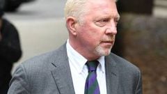 LONDON, ENGLAND - APRIL 29: Boris Becker is seen arriving at court ahead of his sentencing with Lilian de Carvalho Monteiro on April 29, 2022 in London, England. (Photo by MEGA/GC Images)