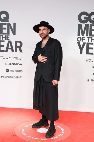 Nil Moliner, músico, cantautor y compositor, en la gala de premios GQ Hombres del Año 2023.
