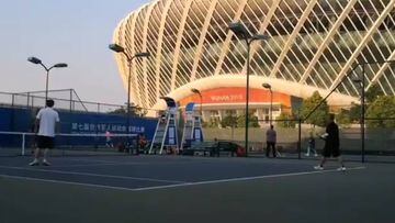 Instalaciones del torneo de Wuhan.