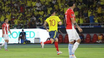 Las mejores im&aacute;genes del duelo entre Colombia y Paraguay en Barranquilla por la jornada 14 de las Eliminatorias rumbo a Qatar 2022.