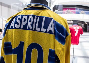 Una de las camisetas que se exponen en el Museo es la '10' de Asprilla cuando jugaba en el Parma de Italia.