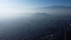 Santiago, 30 de mayo  2022.
Alta contaminacion se registra en Santiago.
Javier Salvo/ Aton Chile