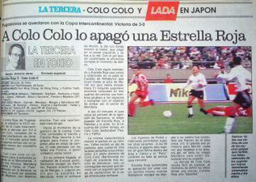 Colo Colo es el único equipo chileno que ha jugado una final de Copa Intercontinental o Mundial de Clubes. 