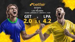 Getafe CF vs. UD Las Palmas: horario, TV, estadísticas, clasificación y pronósticos