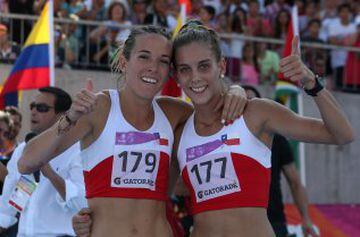 Fernanda Mackenna (izquierda) destacó por su belleza y buenos resultados
