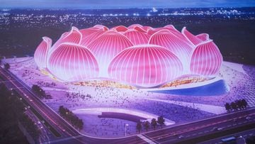 La nueva gran joya deportiva estar&aacute; lista para el 2022 y costar&aacute; 1.7 billones de d&oacute;lares construirla. El estadio con forma de flor de loto tendr&aacute; una capacidad de 100 mil fans.
