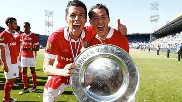 Héctor Moreno y Andrés Guardado salieron campeones en Holanda con el PSV. Moreno ganó dos veces el título de Liga uno con PSV y otro con el AZ Alkmaar. Al igual que la Supercopa de Holanda.