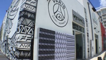 The store is located in the Wynwood neighbourhood of the city and features limited edition PSG branded products such as skateboards, headphones and sneakers.