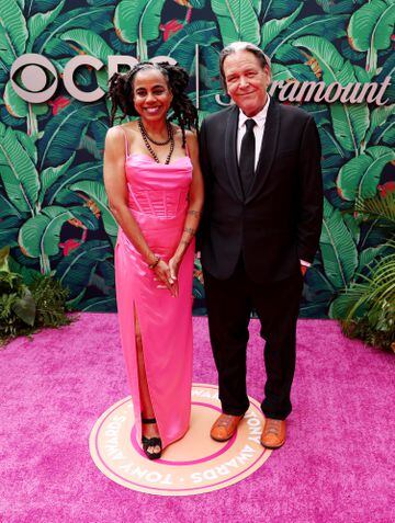 Suzan-Lori Parks and Christian Konopka attend the 76th Annual Tony Awards in New York City, U.S., June 11, 2023. REUTERS/Amr Alfiky