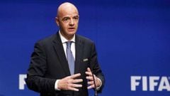 The president of FIFA condemned the use of force by Russia and said that &ldquo;violence is never a solution&rdquo; and that soccer is not a priority right now.