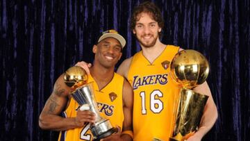 At the 2018 Oscars ceremony, Kobe Bryant recorded a message about Pau Gasol’s jersey retirement. Five years later, it happened.