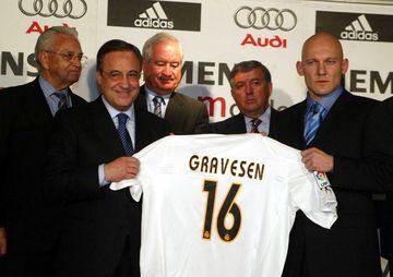 Florentino Pérez's first ever winter signing, Madrid paid Everton 3.5 million euros for the midfielder in 2004. Gravesen chalked up 49 games for the club before leaving for Celtic but will probably be best remembered for an infamous training ground punch-