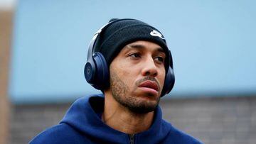 Chelsea's Pierre-Emerick Aubameyang arrives at the stadium ahead of the Premier League match at the City Ground, Nottingham. Picture date: Sunday January 1, 2023. (Photo by Mike Egerton/PA Images via Getty Images)