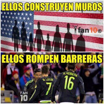 Los memes más divertidos del esperado duelo entre México y USA