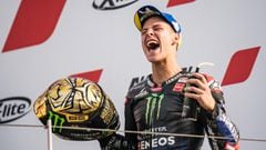 Quartararo 'living the dream' after winning MotoGP title