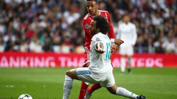 Marcelo, contra el Bayern.