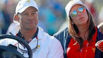 Así es Erica Herman, la novia de Tiger Woods, vital en el regreso a la cima del golfista