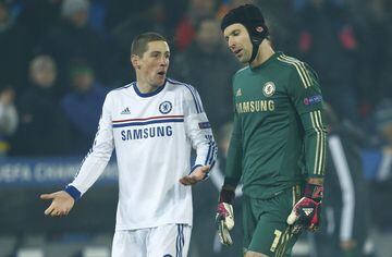 El fantástico guardameta checo coincidió con Torres en el Chelsea.