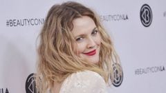 Drew Barrymore arrives at the Beautycon Festival LA 2018 held at the Los Angeles Convention Center in Los Angeles, CA on Saturday, July 14, 2018. (Photo By Sthanlee B. Mirador/Sipa USA)