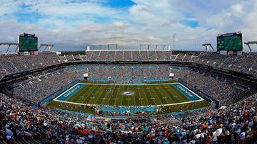Imagen del Sun Life Stadium durante un partido de NFL entre los Miami Dolphins y los New England Patriots.