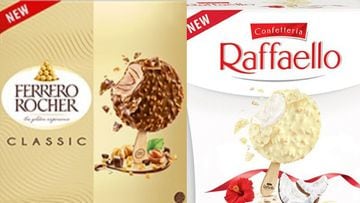 Ferrero elige España para elaborar sus nuevos productos en formato helado