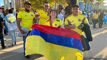 Hinchas de la Selección Colombia en Nueva Jersey listos para el debut de Néstor Lorenzo.
