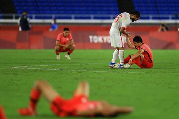 El Tricolor Olímpico venció por marcador de seis goles a tres a Corea del Sur en los cuartos de final. Al final del partido el equipo mexicano consoló a unos destrozados jugadores coreanos.