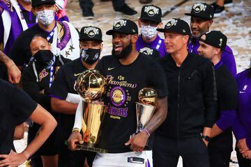 ¡La noche de LeBron James! Su cuarto anillo y nombrado MVP de las finales de NBA.