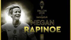 Megan Rapinoe, Bal&oacute;n de Oro Femenino. 