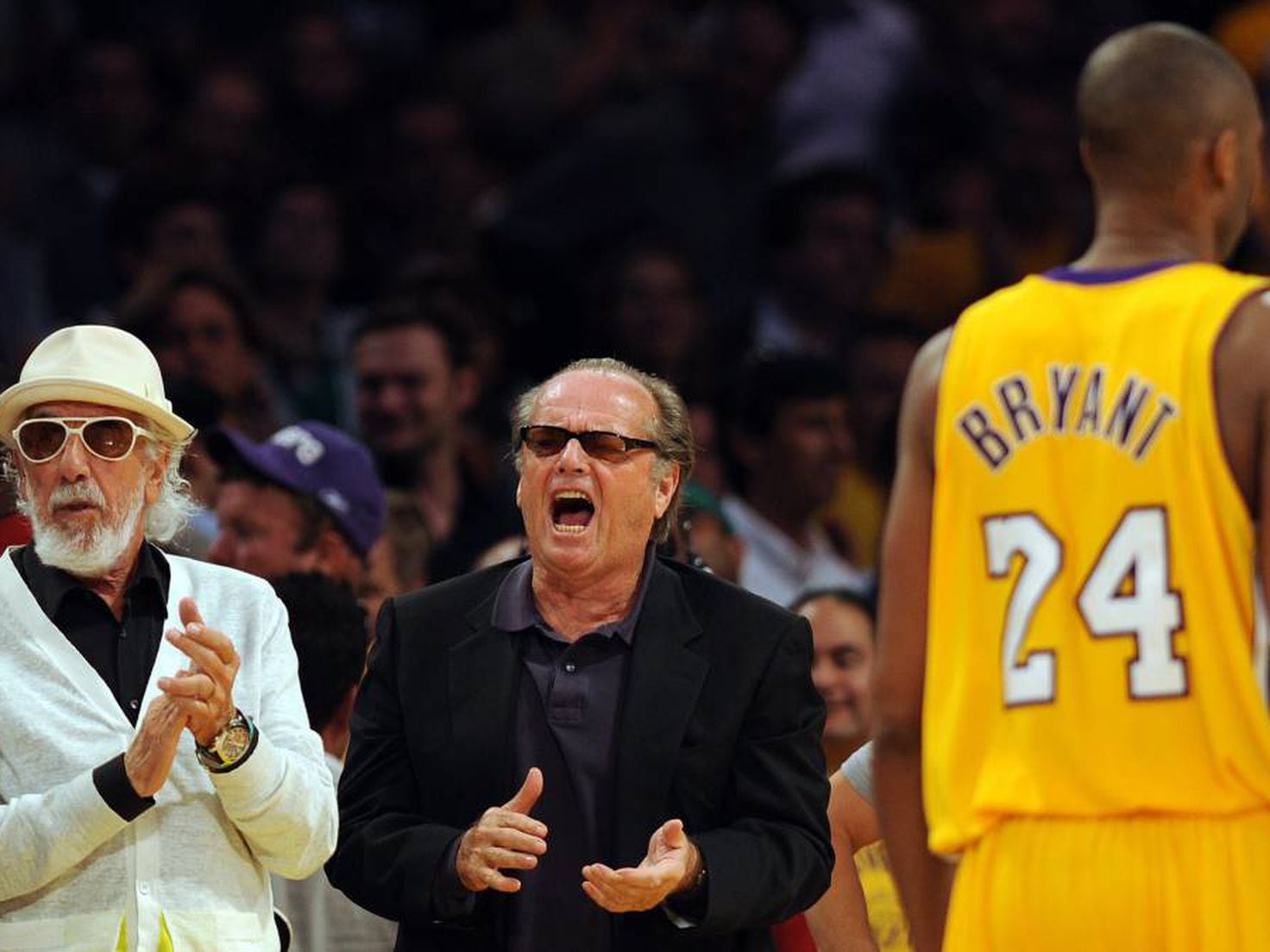 jack nicholson lakers 80s