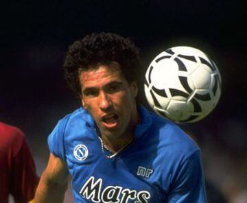 Ranier y Careca se encontraron a comienzos de los 90 en el Napoli. 