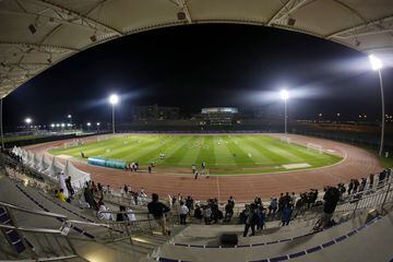 A panorama of Real's training facility.