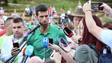 Djokovic: “Si no voy al US Open no es el fin del mundo”
