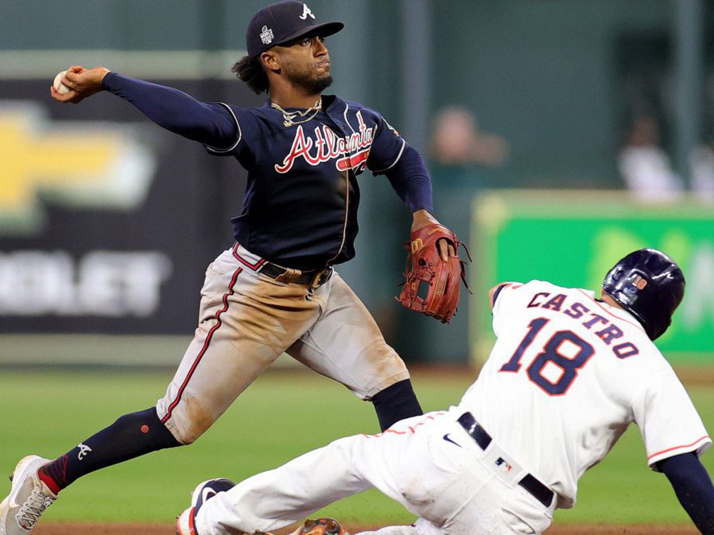 The Latest: Braves take 1-0 Series advantage over Astros