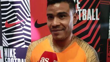 Pablo Barrera, jugador de Pumas, en un evento de la marca Nike. 