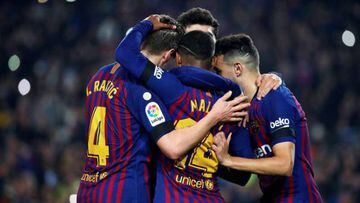 Holders Barcelona, who have won the Copa del Rey in each of the last four seasons, saw off Cultural Leonesa to make the last 16.