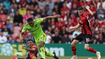 Jefferson Lerma es titular en derrota de Bournemouth ante el United